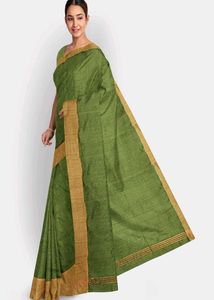 Elegant Green Saree