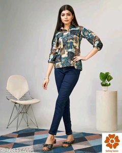 Stylish Patchwork Print Shirt