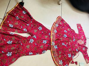 Cute Floral Girls Top
