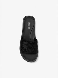 Michael Kors Embellished Platform Slide Sandal