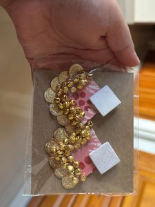 Fabric Ghungroo Earrings