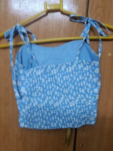 Floral Tie-Strap Crop Top