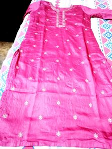 Chanderi Silk Kurti