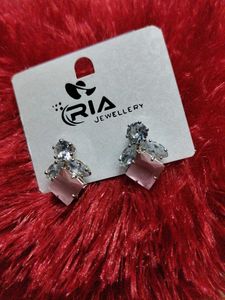 Combo Pink And Black Earrings
