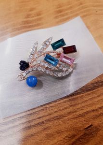 Colorful Brooch Set - 3 Peices