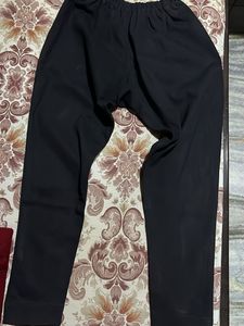 Black denim jeggings