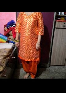 Semi Patiyala 3 Pic Suit