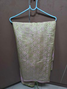 Ready to wear silk blend saree w matching blouse