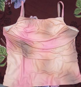Pink Draped Top