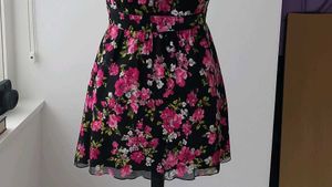 Floral Strapless Mini Dress