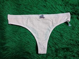 Pink Thong with Bow Detail🖤