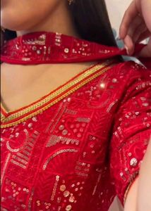 Red sharara suit❤️