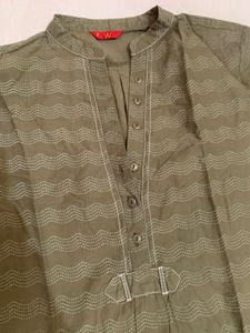 Elegant Olive Green Kurta