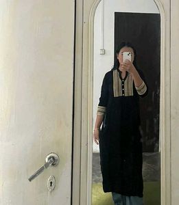 Elegant Black Kurta