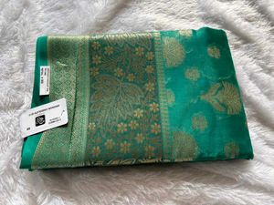 Elegant Green Zari Silk Saree❤️