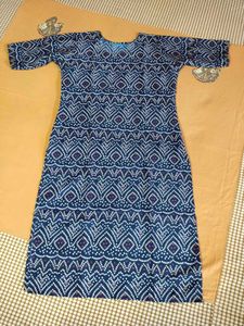 Patterned chundri kurta