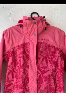 Pink Patterned Outdoor Jacket