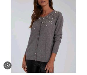 Grey sequence Cardigan