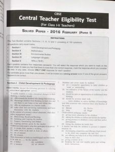 CTET Paper 1 Solved Previous Year 2011-2022