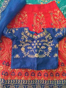 Girls Lehanga Choli.For 6th&amp;7th Class.