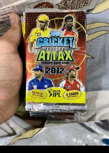 Topps Cricket Attax 2012 Sealed Packs(20 Packs)