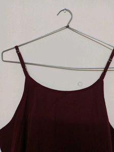 Burgundy Romper