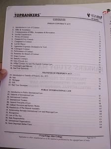 LLM Entrance Examination Study Material