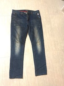 Distressed Denim Jeans