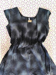 Xl - Xxl Black Denim Dress