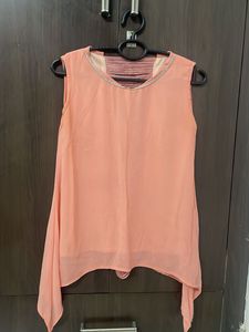 Peach Sleeveless Top