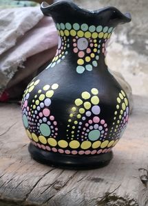 Handmade Mandala Dot Art Flower Pot