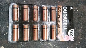 Duracell 2x Longer Lasting Batteries