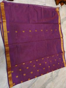 Purple &amp; Gold Sari