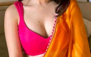 Silk Padded Drawstring Pink Blouse