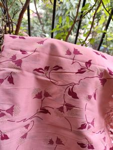 Never Used Peach Pink Saree