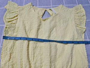 Cute Yellow Ruffle Jumpsuit