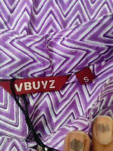 Beautiful Printed Sleeveless Short Kurti