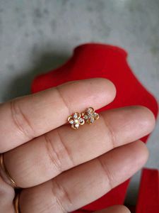 22crt Gold Earrings With Bill