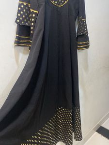 Black Anarkali With Dupatta