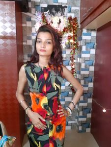 Women Floral Printed Bodycon Dress
