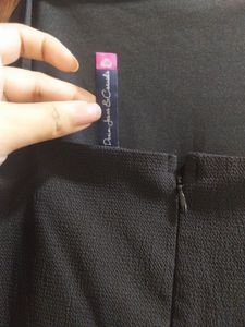 Floral Embroidered Black Maxi Dress