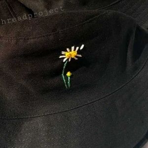 Hand Embroidery Bucket Hat