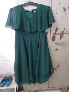 Green Wrap Dress