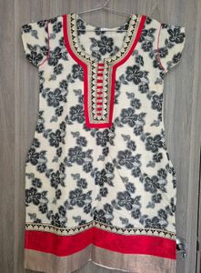 Floral Print Kurta