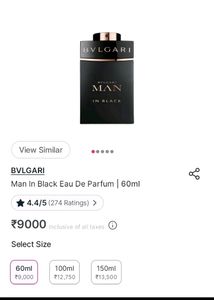 Bvlgari Man In Black Parfum