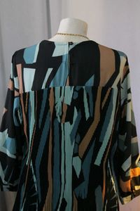 Patterned Midi Dress