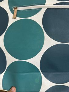 Polka Dot Tote Bag with Bow