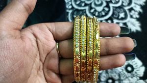 Golden Bangle Set