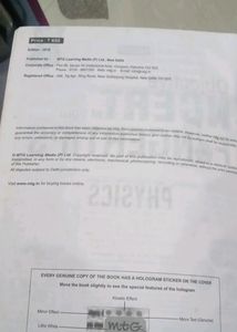 MTG OBJECTIVE NCERT PHYSICS AT YOUR FINGERTIPS