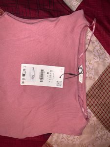 Pink Ribbed Tank Top